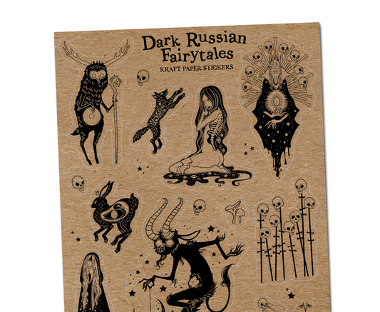 Dark Russian Fairytales Sticker Sheet