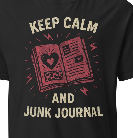 Keep Calm and Junk Journal T-shirt