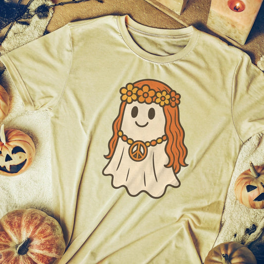 Groovy Flower Child Ghost T-shirt
