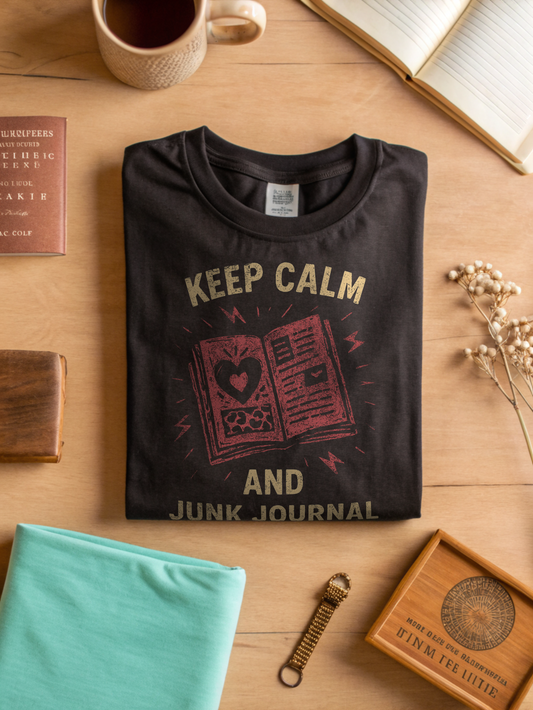 Keep Calm and Junk Journal T-shirt