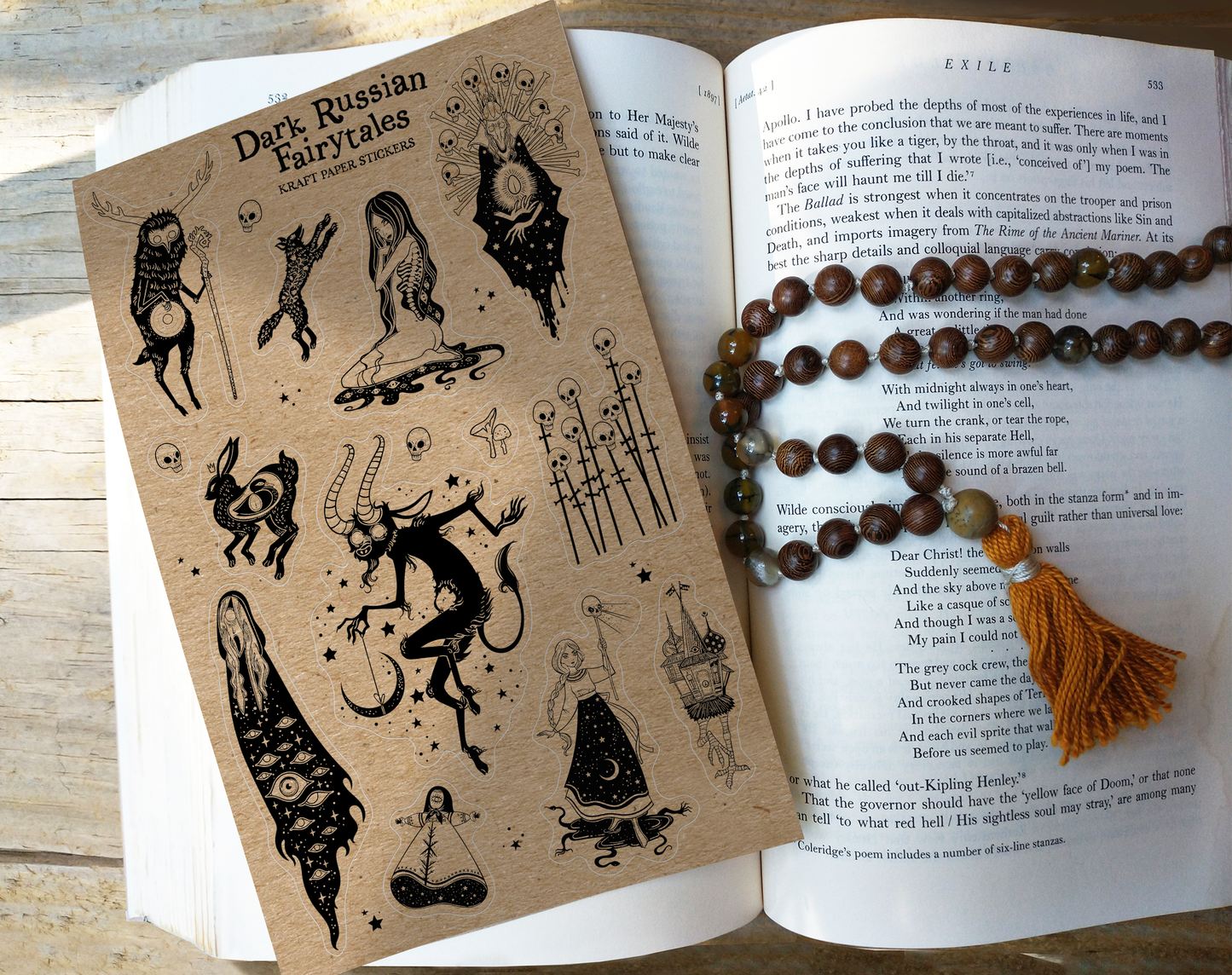 Dark Russian Fairytales Sticker Sheet
